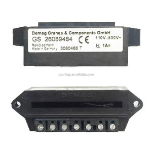 Módulo Rectificador <span class=keywords><strong>de</strong></span> Freno <span class=keywords><strong>de</strong></span> <span class=keywords><strong>Media</strong></span> <span class=keywords><strong>Onda</strong></span> DEMAG 110-500V CA 50/60Hz para <span class=keywords><strong>Fuente</strong></span> <span class=keywords><strong>de</strong></span> Alimentación CC <span class=keywords><strong>de</strong></span> Freno Electromagnético para Grúas - Product Image 1