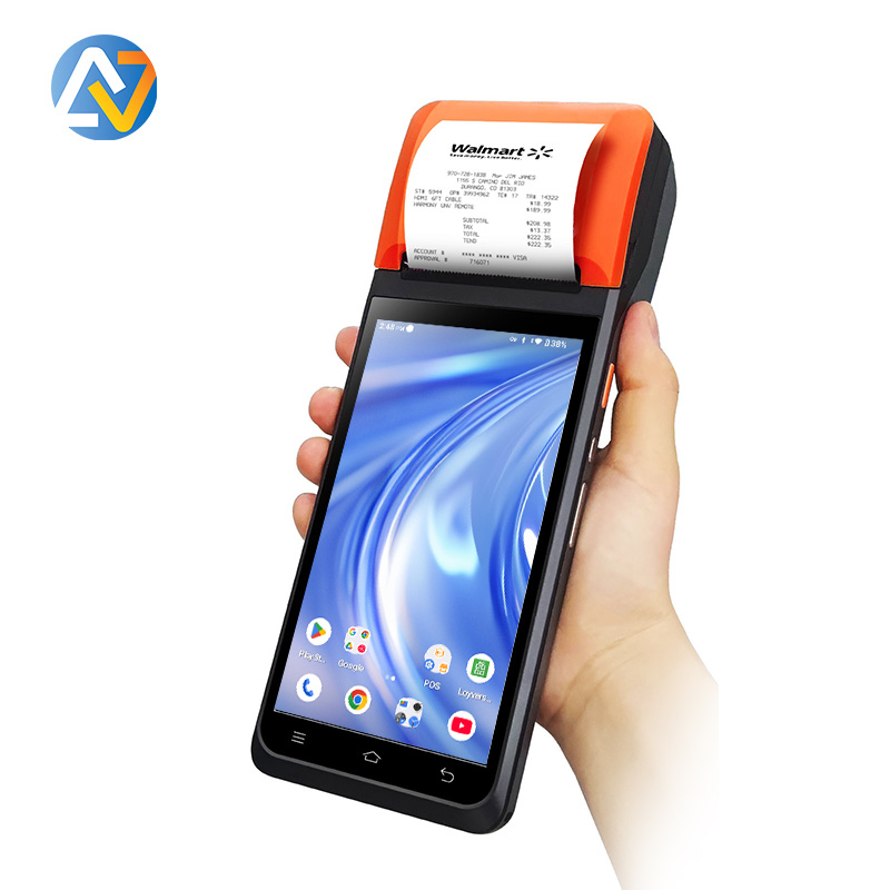 NB55 POS Бесплатный SDK/TMS терминал Android Pos система платежный терминал Мобильный Pos с термопринтером 58 мм