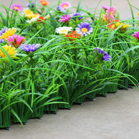Plante artificielle, haie artificielle, gazon artificiel, cloison, clôture, fond, plastique écologique, centre commercial, hôtel, longue durée