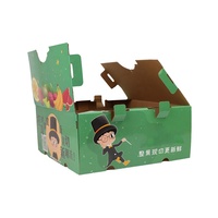 Boîtes en carton ondulé personnalisées à double porte pliables pour l'expédition et l'emballage de fruits frais