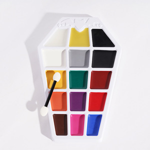 Fournitures de peinture pour le visage et le corps vegan en marque privée, pigment non toxique à base d'eau, <span class=keywords><strong>kit</strong></span> de <span class=keywords><strong>maquillage</strong></span> pour Halloween, peinture de <span class=keywords><strong>vampire</strong></span> - Product Image 3