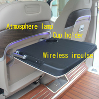 Table Pliante de Voiture avec Support de Charge Sans Fil et Porte-Gobelet pour VITO BUS V250 V260 W447 V-CLASS