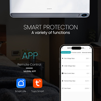 Interrupteur WiFi intelligent 63A AT-QCB2, disjoncteur sur rail DIN, surveillance de la consommation d'énergie, minuterie, compatible avec Alexa, Google Home, Smart Life