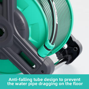 <span class=keywords><strong>Yardworks</strong></span> automatique 40M stockage de tuyau en acier inoxydable Suncast rétractable résine eau lourde tuyau d'arrosage enrouleur chariot-2 roues - Product Image 4