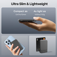 Batterie externe ultra-mince magnétique sans fil 5000 mAh Premium 2026 avec charge rapide 22,5 W PD3.0 pour téléphone