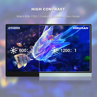 Moniteur Portable 13.3 pouces 1080P 1200:1 100% de SRGB Color Gamut Screen Moniteur Portable pour ordinateur portable Ps5