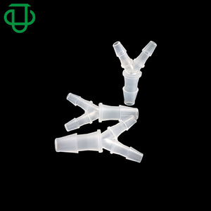 Jiyou <b>PP</b> Plastic Y-Type Tee Hose Connector 1.6-9.5mm Transparent For Rubber Flexible Tubing - Product Image 1