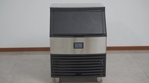 Máquina de Hielo Comercial Integrada de Acero Inoxidable de 100 kg, 120 kg, 150 kg, Enfriada por Aire, con Función Automática para Cubos de Hielo y Almacenamiento de 41 kg - Product Image 5