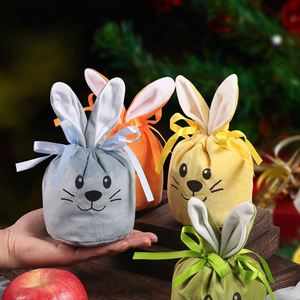 Tas hadiah kelinci Simle keluaran baru tas hadiah Paskah modis untuk anak-anak tas Easter kelinci suguhan Multi warna hadiah ulang tahun - Product Image 5