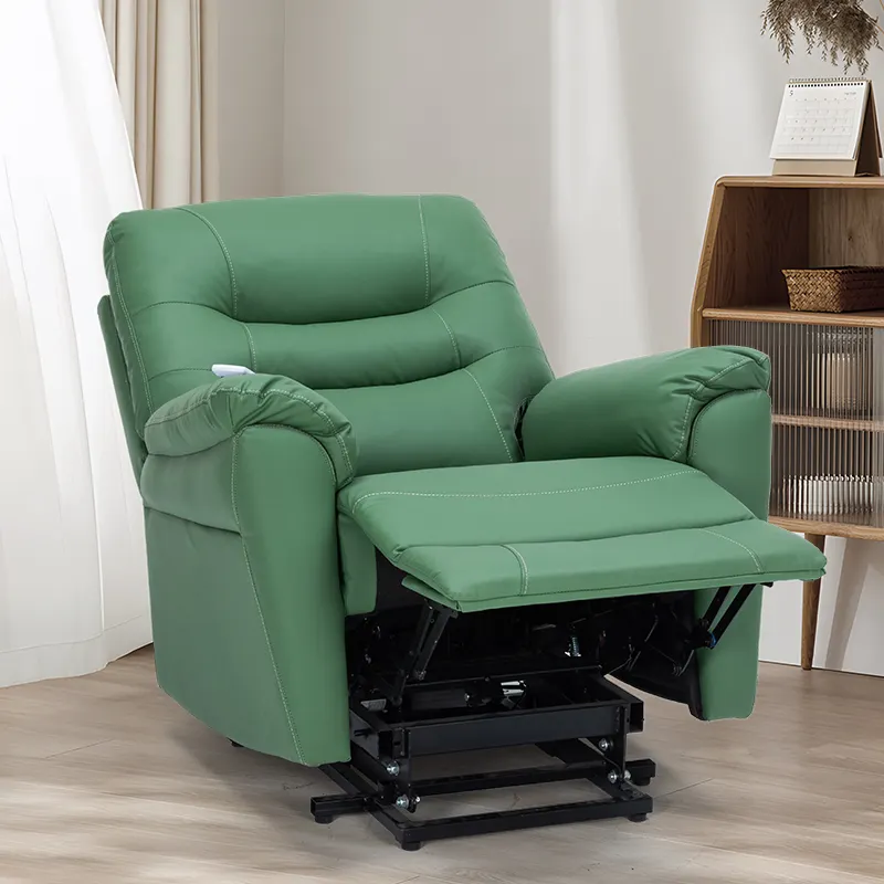 Ruibao canapé intelligent électrique moderne 1 place canapé inclinable chine canapés en cuir véritable chaise de canapé inclinable simple