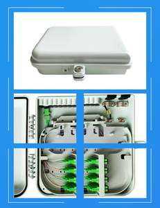 FTTH Indoor Outdoor FAT 8 16 Cores Waterproof IP65 PC+ABS Material Fiber Distribution <b>Box</b> CTO Hot Sale - Product Image 4