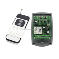 Télécommande sans fil Commutateur RF 433mhz DC 12V 2CH 2 Canal Relais Récepteur Module Émetteur pour Largement Utilisé Maison Intelligente
