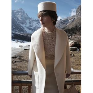 Falda Larga Elegante para Mujer, Nueva Falda Columna con Cintura Fruncida, 400 gramos, Estilo Minimalista, 105cm, Blanca y Negra - Product Image 4