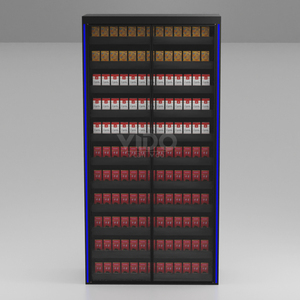 Vetrina Espositiva per Sigarette e Tabacco con LED RGB, Antifurto, con Scaffali a Molla, Direttamente dalla Fabbrica - Product Image 2