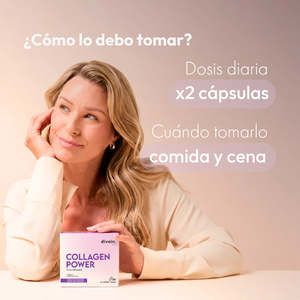 Complément alimentaire Divain Collagen Power 60 capsules pour la peau, les os et le cartilage - Product Image 2