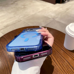 เคสโทรศัพท์ใสแบบแม่เหล็กประดับกลิตเตอร์วิบวับสำหรับ iPhone 18 Pro Max 17 รองรับการชาร์จไร้สาย ป้องกันการกระแทก ขายส่ง - Product Image 4