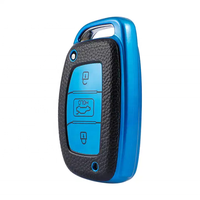 Housse de porte-clés en cuir TPU pour Hyundai Tucson Sonata Fe Creta Mistra Elantra Ioniq Venue IX35 I10 I20 I30 Solaris Kona Accent