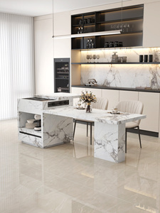Isla <span class=keywords><strong>de</strong></span> Cocina Moderna Personalizable con Encimera Grande, Horno <span class=keywords><strong>de</strong></span> Vapor y Enchufe Bull Socket - Product Image 5