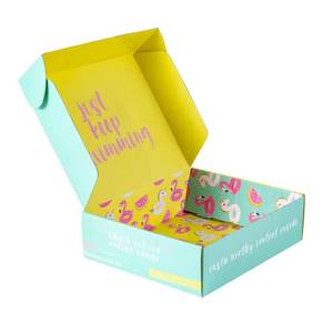 Custom logo Printed Shipping Double Sides Printing Carton <b>Box</b> Packaging Boxes - Product Image 1