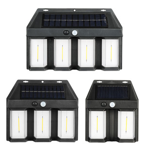 Lampe solaire murale XULUOQI 4 LED avec détecteur de mouvement, étanche, pour extérieur, jardin, sécurité - Product Image 5