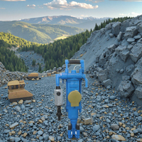 Foreuse rotative pneumatique portable YT-27 de haute qualité, diamètre 60 mm, profondeur max. 20 m, puissante, pour mines d'ores, électrique et pneumatique