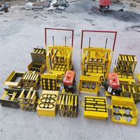 Machine à blocs de béton à 3 trous, presse à pavés, machine à fabriquer des briques creuses en ciment