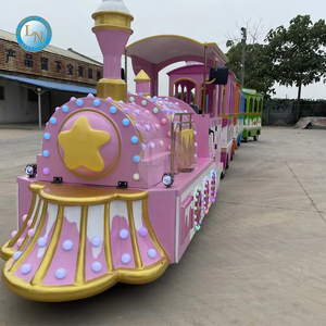 Train sans rail populaire en promotion pour parcs d'attractions, à usage commercial, télécommandé à batterie, pour <span class=keywords><strong>adultes</strong></span> et enfants - Product Image 3