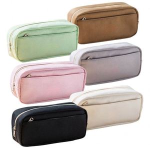 New Simple Large Capacity Pencil case High Quality Pencil <b>Bag</b> Student Stationery <b>Bag</b> Stain Resistant Custom Pencil case - Product Image 1