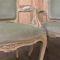 Robinetterie Louis XV, siège de Club de luxe en tissu bon marché, style français