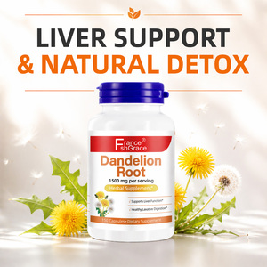 Complément de racine de pissenlit personnalisé de 1500 mg par portion, favorise la fonction hépatique et la digestion, capsules de racine de pissenlit saines - Product Image 6