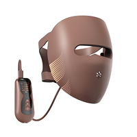 Masque facial LED en silicone liquide souple pour réparation profonde, thérapie par lumière rouge, rajeunissement de la peau, stimulation du collagène
