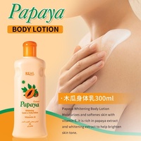 Loción corporal femenina de 600ml con ingredientes herbales Fragancia de papaya de comercio exterior Hidratante para pieles secas para el Sudeste Asiático