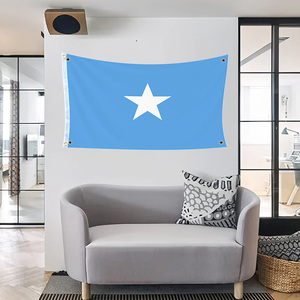 3X5FT treo Polyester somalian somali cờ quốc gia polyester với Brass grommets Cờ biểu ngữ cho trang trí - Product Image 2