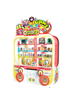 Distributeur automatique Kingball au design attrayant avec lumière clignotante, 2 joueurs, jeu simple et cadeaux variés pour le divertissement