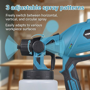 <span class=keywords><strong>Pistola</strong></span> de Pulverización Eléctrica Inalámbrica Portátil <span class=keywords><strong>para</strong></span> Automóvil, Pulverizador de Pintura sin Aire de Alta Presión <span class=keywords><strong>para</strong></span> Masilla, Látex <span class=keywords><strong>y</strong></span> Pintura de <span class=keywords><strong>Paredes</strong></span> - Product Image 4