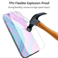 Film hydrogel anti-déflagrant coréen de 0.33mm pour traceur de coupeur de protecteur d'écran de téléphone portable