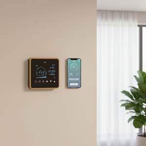 Sistema de Control HVAC, Recuperador de Aire ERV, Ventilador de Recuperación de Energía, Ventilación con Recuperación de Calor, Ahorro de Energía, Tres Velocidades, WiFi, APP - Product Image 3