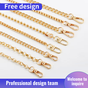 Kim loại dây đeo chuỗi cho túi xách thời trang phần cứng xử lý Crossbody Phụ kiện dây chuyền cho túi xách túi xách thay thế PURSE chuỗi dây đeo - Product Image 6