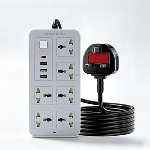 <span class=keywords><strong>Prolunga</strong></span> Elettrica Universale OEM Personalizzata a 6 Prese con <span class=keywords><strong>3</strong></span> <span class=keywords><strong>USB</strong></span>-A e 1 Type-C, Montabile a Parete - Product Image 1