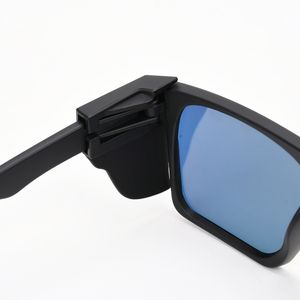 <span class=keywords><strong>ANSI</strong></span> <span class=keywords><strong>Z87</strong></span>規格適合 高品質 カスタムロゴ入り 安全釣り用メガネ サイドシールド付き スクエアミラー 偏光リムレスサングラス 男女兼用 - Product Image 6