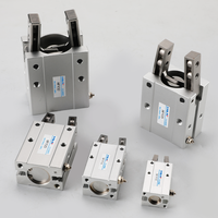 Doigts de préhension pneumatiques à double effet en alliage d'aluminium HFY10/HFY16/HFY20/HFY25/HFY32 pour manipulateur robotique