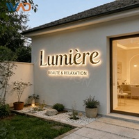 Enseigne LED personnalisée pour salon de beauté, décoration de salon, enseigne extérieure, lettres LED, lettres 3D