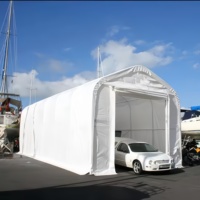 Cobertizo Portátil para Auto de 10'X20', Impermeable, Resistente a los Rayos UV, Fácil de Montar