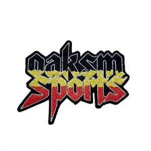 Etiqueta Tejida Deportiva Oaksm, Aplique con Logotipo Estilo Urbano, Accesorio Usable en las Cuatro Estaciones, Color Personalizado, Forma Personalizada - Product Image 1
