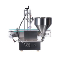 Machine de remplissage automatique de liquides et de pâtes (miel, huile) de haute qualité pour bureau, avec emballage en flacons en verre, idéale pour les petites entreprises