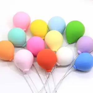 100 Buah/Lot Dekorasi Pernikahan Warna-warni Balon Miniatur Ruang Tamu Multiwarna Balon Bulat Boneka Aksesoris Rumah