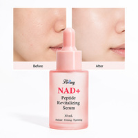 Sérum Peptidique NAD+ Marque Blanche Anti-Affaissement, Sérum Facial Réparateur à la Céramide, Répare la Barrière Cutanée, Revitalise les Peaux Vieillissantes, Vente Directe Usine OEM