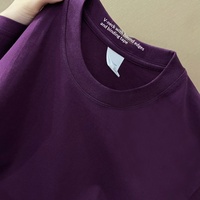Kaos Oblong Pria & Wanita Bahan Terry Tebal 300g 100% Katun Ukuran Besar