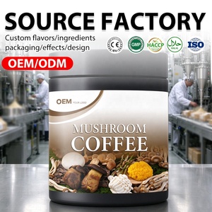 Café en Polvo de Hongos al por Mayor de Fábrica, Suplemento Personalizado de Hongos Reishi, Shiitake y Morchella, Extracto de Hongos en Polvo para Café - Product Image 1