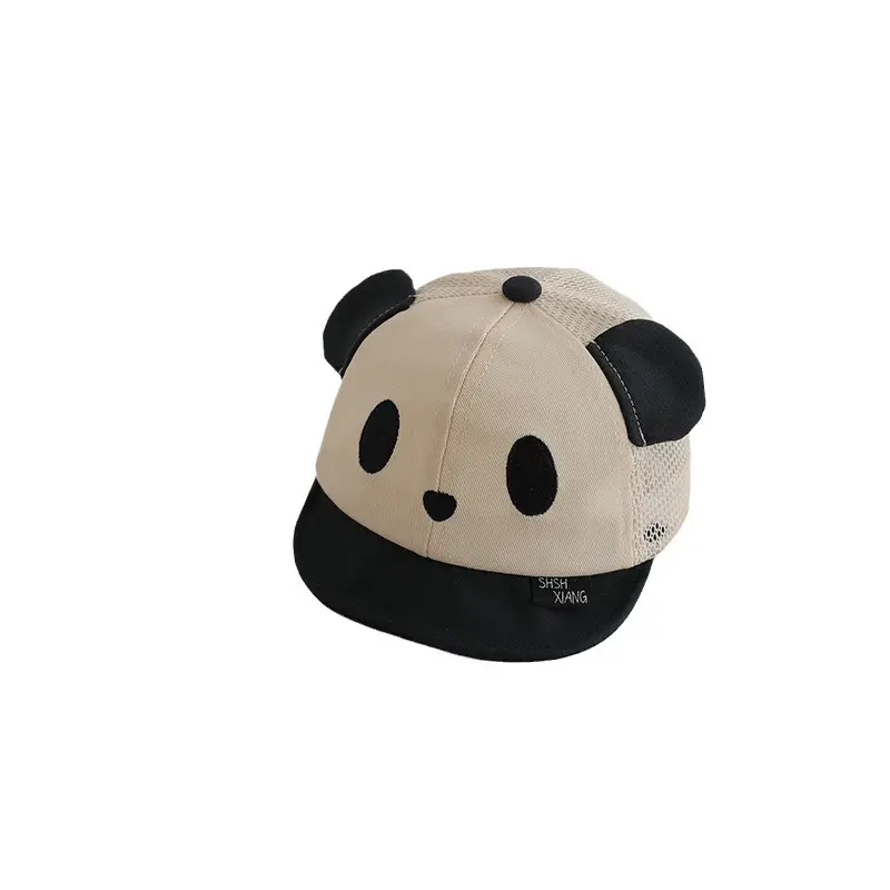 Estivo carino nuovo stile Bbay Panda ricamo ragazzi ragazze maglia berretto da Baseball